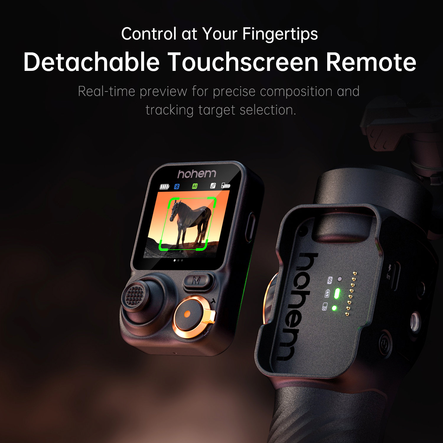 Hohem iSteady M7 3軸ジンバル スマホスタビライザー AI磁気フィル