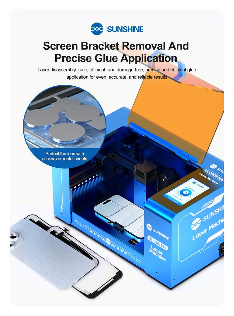 SUNSHINE SS-890B MINI Laser Separator for IPHONE X-17 Screen/Back