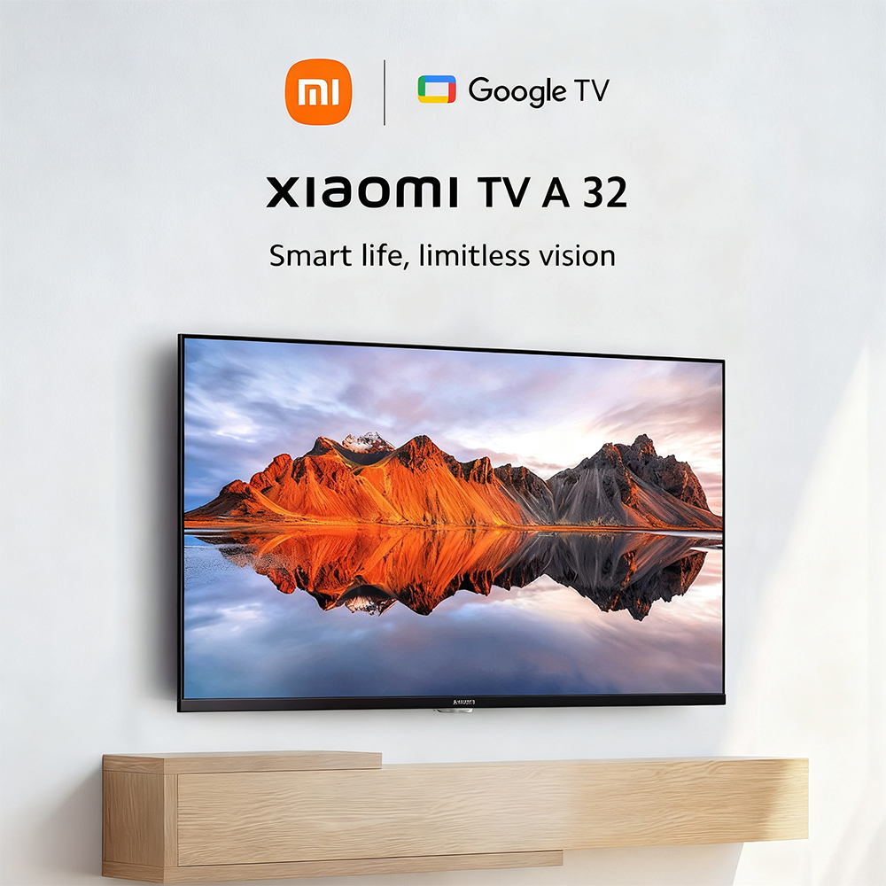 Xiaomi TV A 32, Compact Size With Colorful Screen, Dynamic Sound