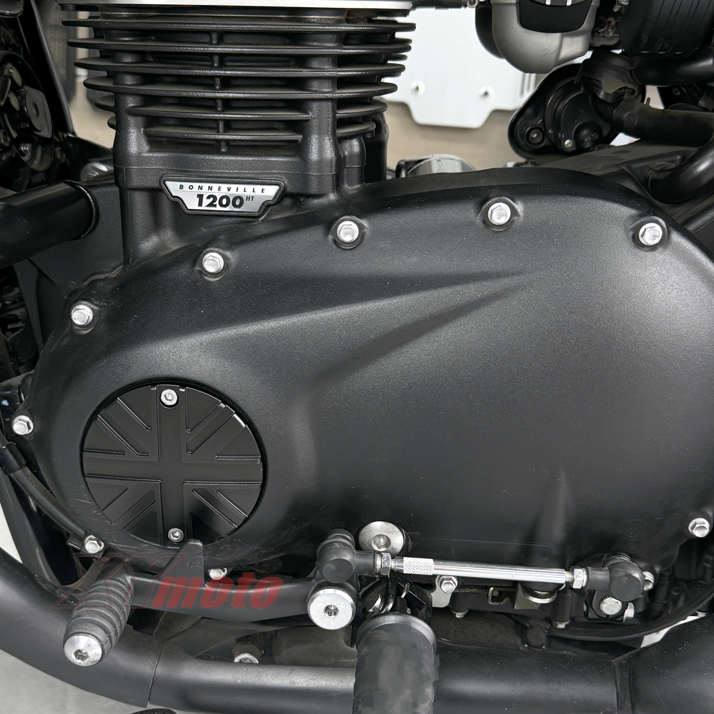 Motorbike Clutch Badge & Acg Inspection Cover For Triumph Street