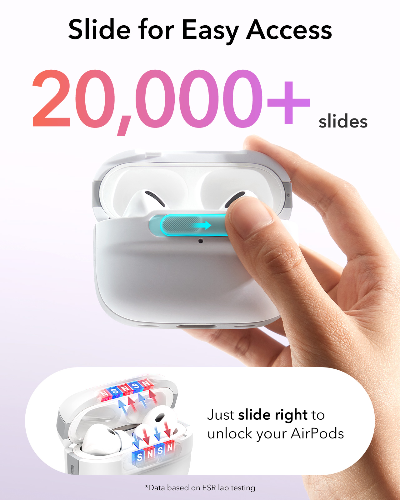 AirPods Pro2 type-c 新品正規イヤーチップESR製ケース付き AirPods