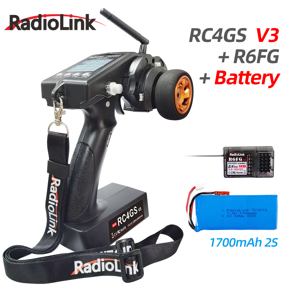 Radiolink RC4GS V3(V2 Upgrade) 5 Channels RC Radio Transmitter and