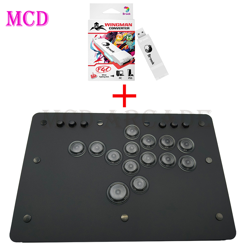 Punk Workshop Mini HitBox Controller With Brook Wingman FGC