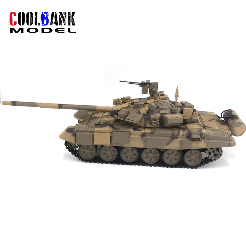 COOLBANK 2.4Ghz ヘンロン 1/16 RC タンク 7.0 Ver. ロシア T90 3938-1