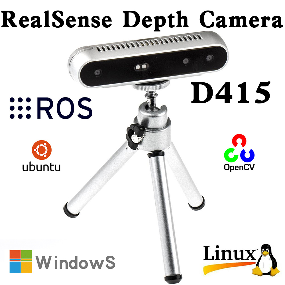 Realsense Depth Camera D415 for Intel 3D scanning sensor ROS robot