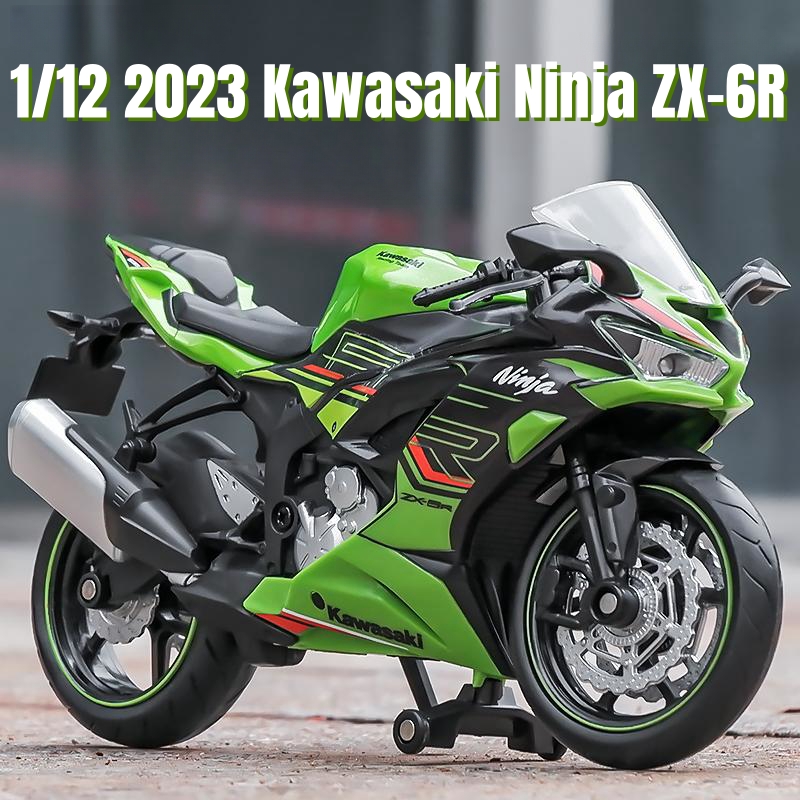 1/12 Kawasaki Ninja ZX-6R Motorcycle Toy 1:12 RMZ City Diecast
