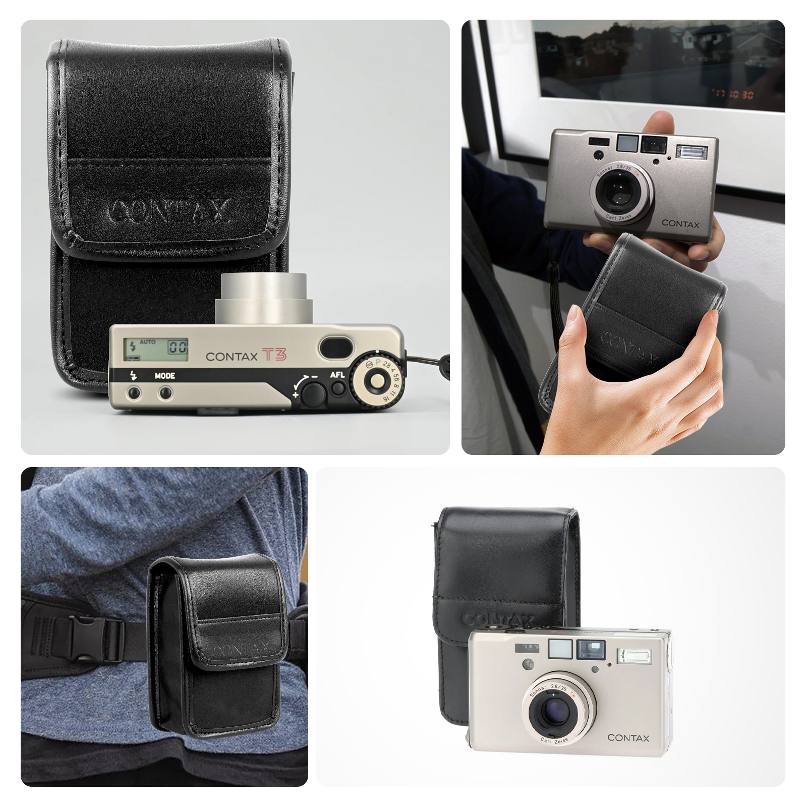 CONTAX TVS 美品 ボディカバー付 ソフトケース付 contax tvs」の人気