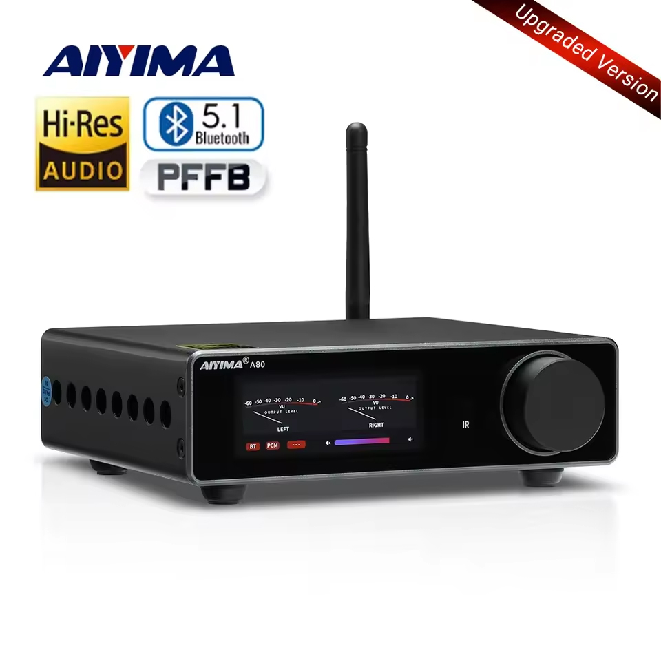 AIYIMA A80 TPA3255 Bluetooth Amplifier PFFB With DAC Electronic UV