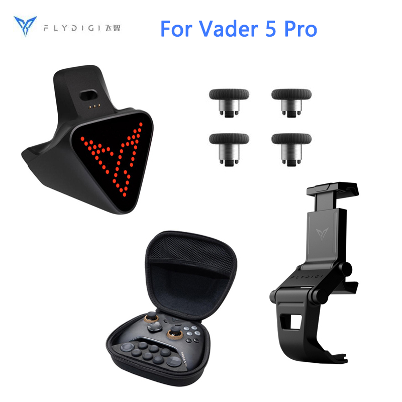Original Flydigi Vader 5 Pro Charging Dock Thumbsticks Dpad Sets