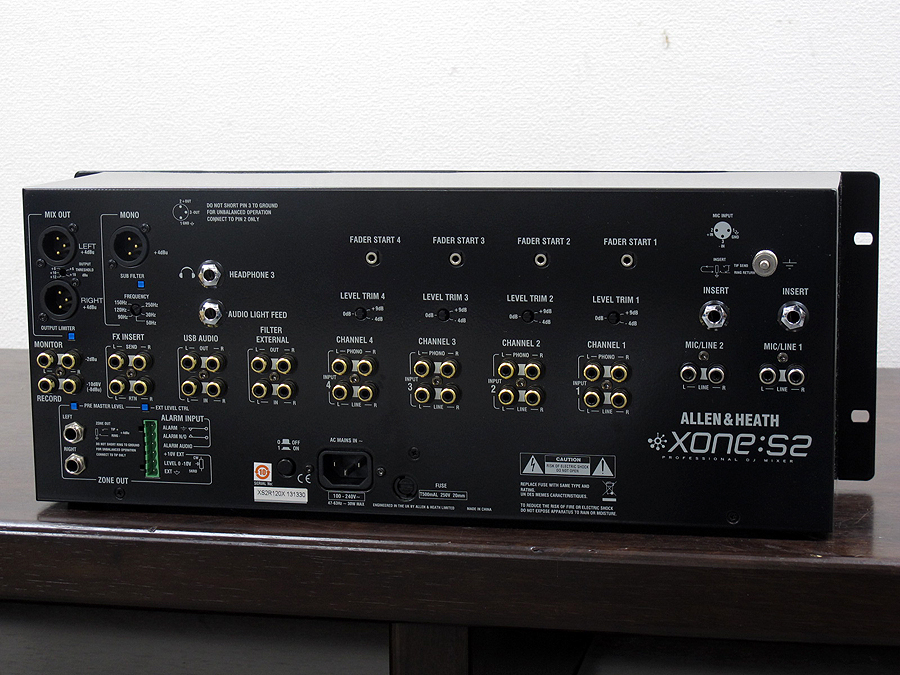 Allen&Heath XONE:S2 4ch DJミキサー ラックマウント型 @22473 / 中古
