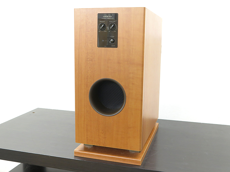オンキヨー ONKYO SL-307 アンプ内蔵 サブウーファー @24561 / 中古