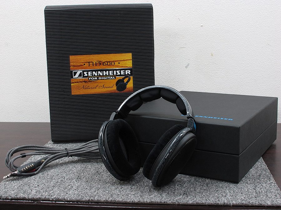 ゼンハイザー SENNHEISER HD600 ヘッドフォン 元箱 @37205 / 中古