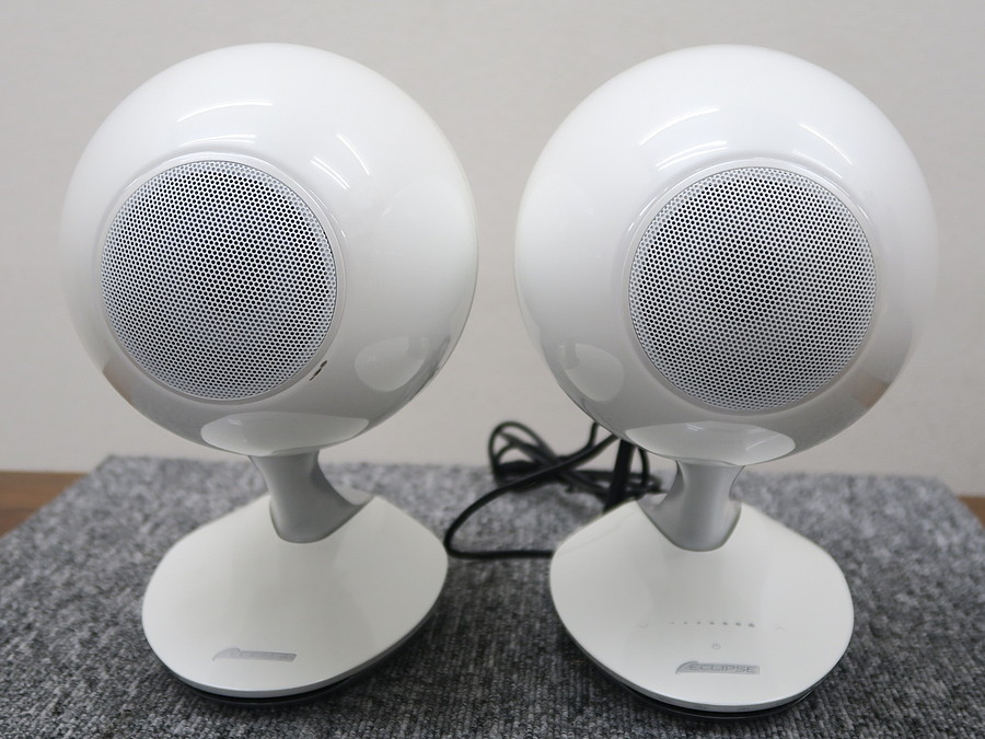 イクリプス ECLIPSE TD-M1 スピーカー ペア ホワイト @44354 / 中古