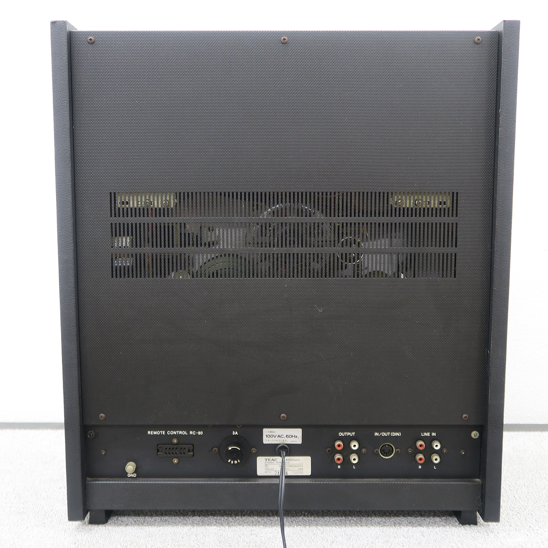 ジャンク】ティアック TEAC A-6300 MKⅡ オープンデッキ @52902 / 中古