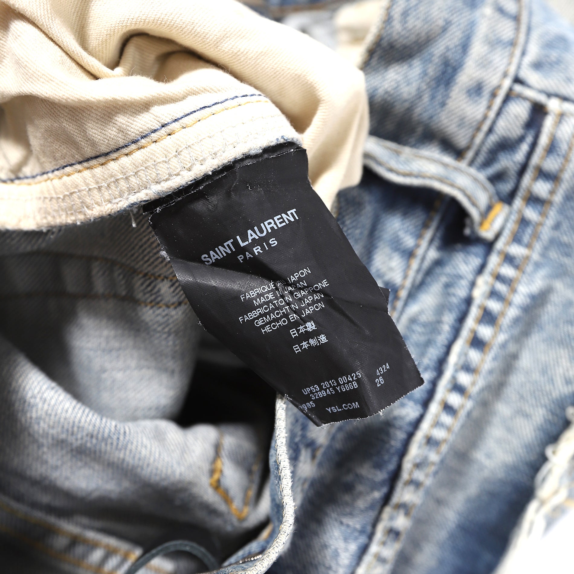 Saint Laurent FW13 Big Crash Denim - Ākaibu Store