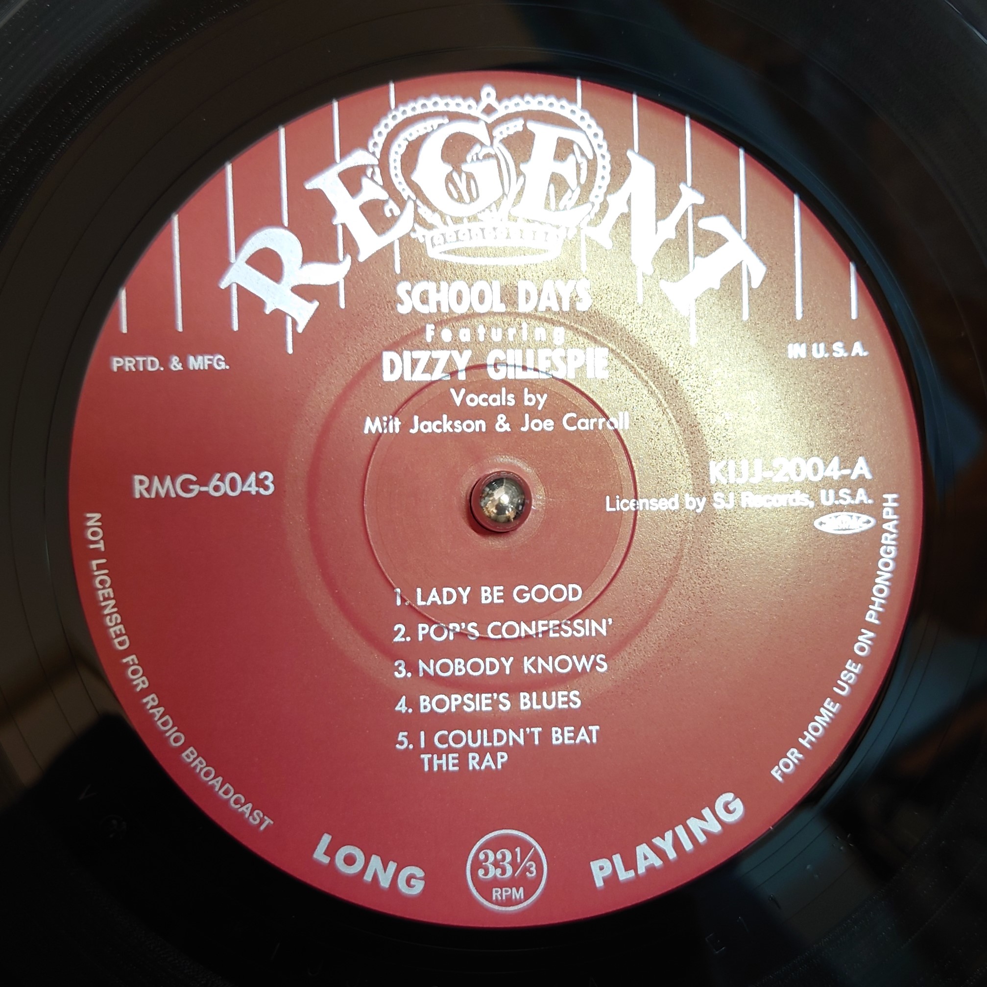 Dizzy Gillespie · Milt Jackson · Joe Carroll – School Days | 中古