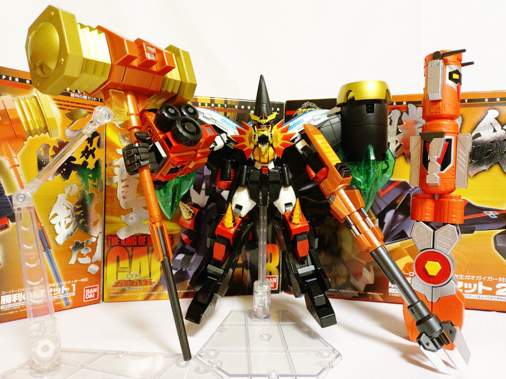 スーパーロボット超合金】勇者王ガオガイガー + 勝利の鍵セット1、2、3