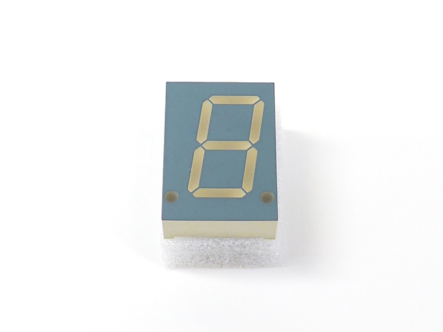 赤色7セグメントLED表示器 カソードコモン カソード共通接続: オプト