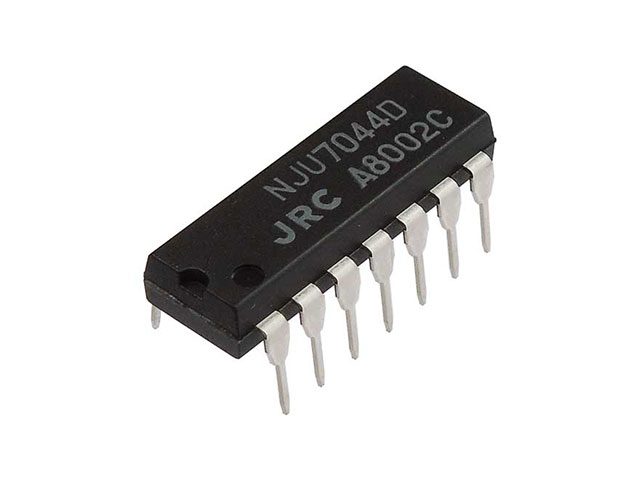 4回路入フルスイング高出力電流CMOSオペアンプNJU7044D: 半導体 秋月