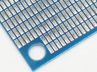 SMDプロトタイピングガラスユニバーサル基板(0.3mm厚)Cタイプ(72×47mm