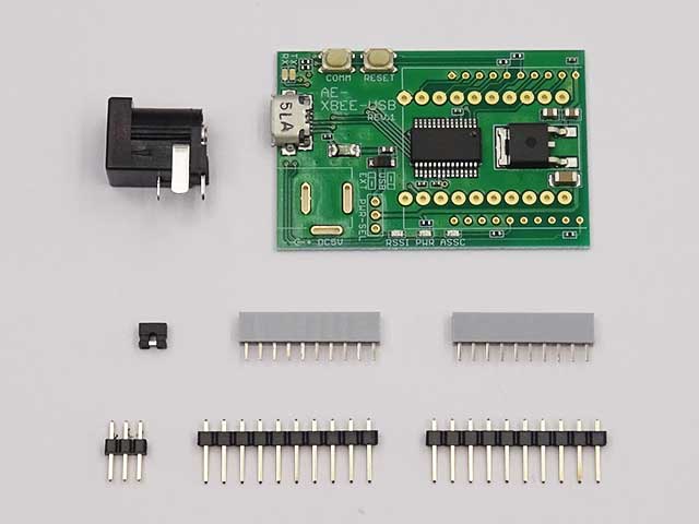 XBee USBインターフェイスボードキット: 通信・無線モジュール
