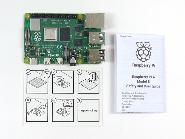 Raspberry Pi 4 Model B 4GB: 開発ツール・ボード 秋月電子通商-電子