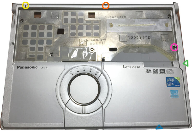 ノートパソコン Let'sNOTE CF-S9の分解（図解） | 秋葉ネオ