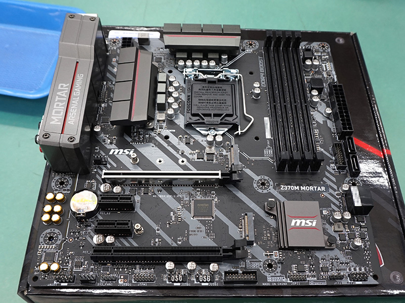 ミリタリーデザインのゲーム向けmicroATXマザー「Z370M MORTAR」がMSI