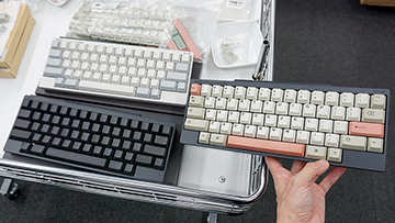 直販限定の「Happy Hacking Keyboard HYBRID」が遊舎工房で実機展示