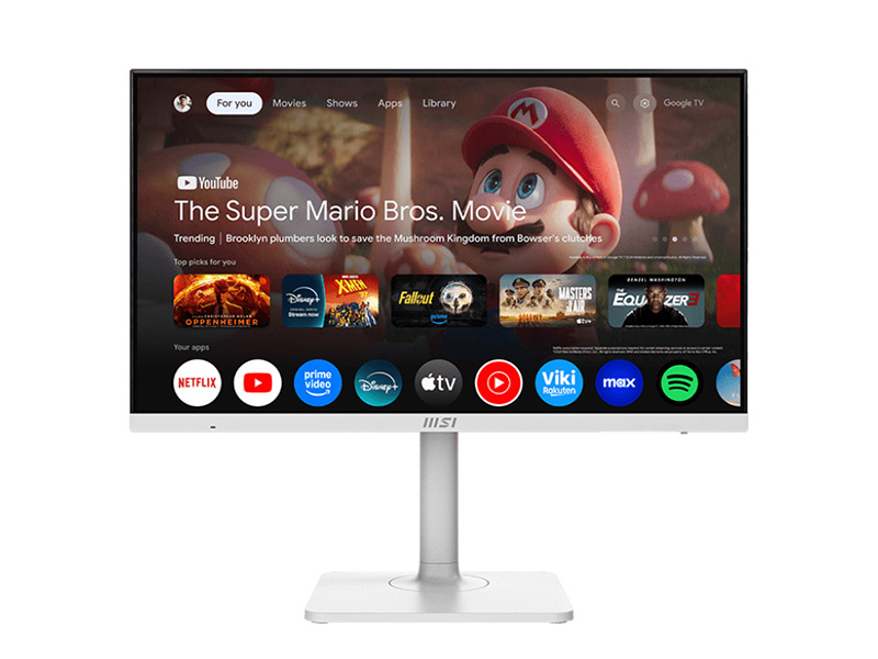 Google TV搭載の4Kモニター「Modern MD272UPSW」がMSIから - AKIBA PC