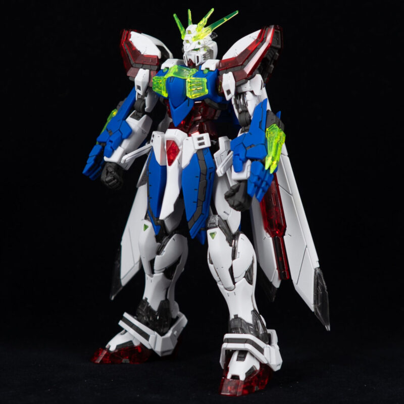 製作代行】バンダイ RG 1/144 ゴッドガンダム ソリッドクリア 完成