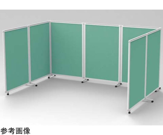 60-6126-25 エレメントパネル 展示用用両面レザー張り W900×D430×H1800