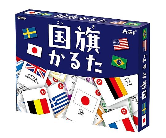 61-6009-76 国旗カルタ 2525 【AXEL】 アズワン
