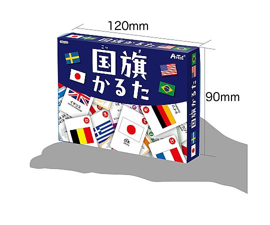 61-6009-76 国旗カルタ 2525 【AXEL】 アズワン