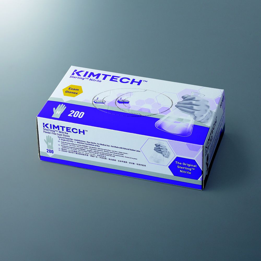 65-9619-31 キムテック スターリングニトリルグローブ M 1箱(200枚入