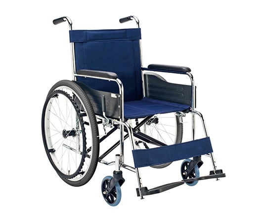 取扱を終了した商品です］車いす （自走式／スチール製／ビニール