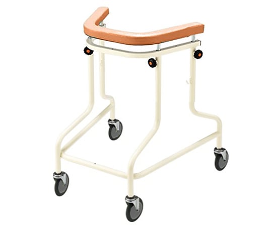 8-6500-01 らくらくあるくん（R）（ネスティング歩行器） オレンジ