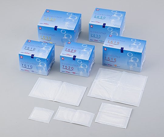 8-9892-01 創傷パッド（モイスキンパット） 75×100mm 1箱（1枚×60袋入