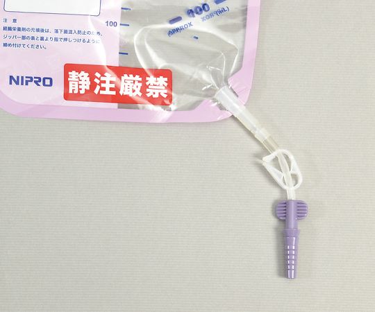 8-9291-14 経腸栄養バッグ ジッパータイプ EOG滅菌済 1000mL 25枚入