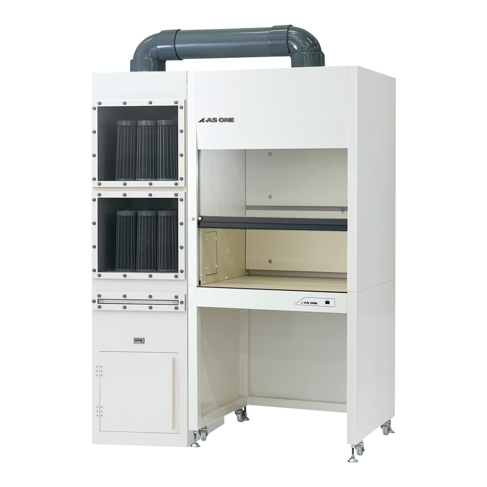 3-7886-02 ラボドラフト (スクラバー付き) 乾式 1350×750×1900mm AZ9