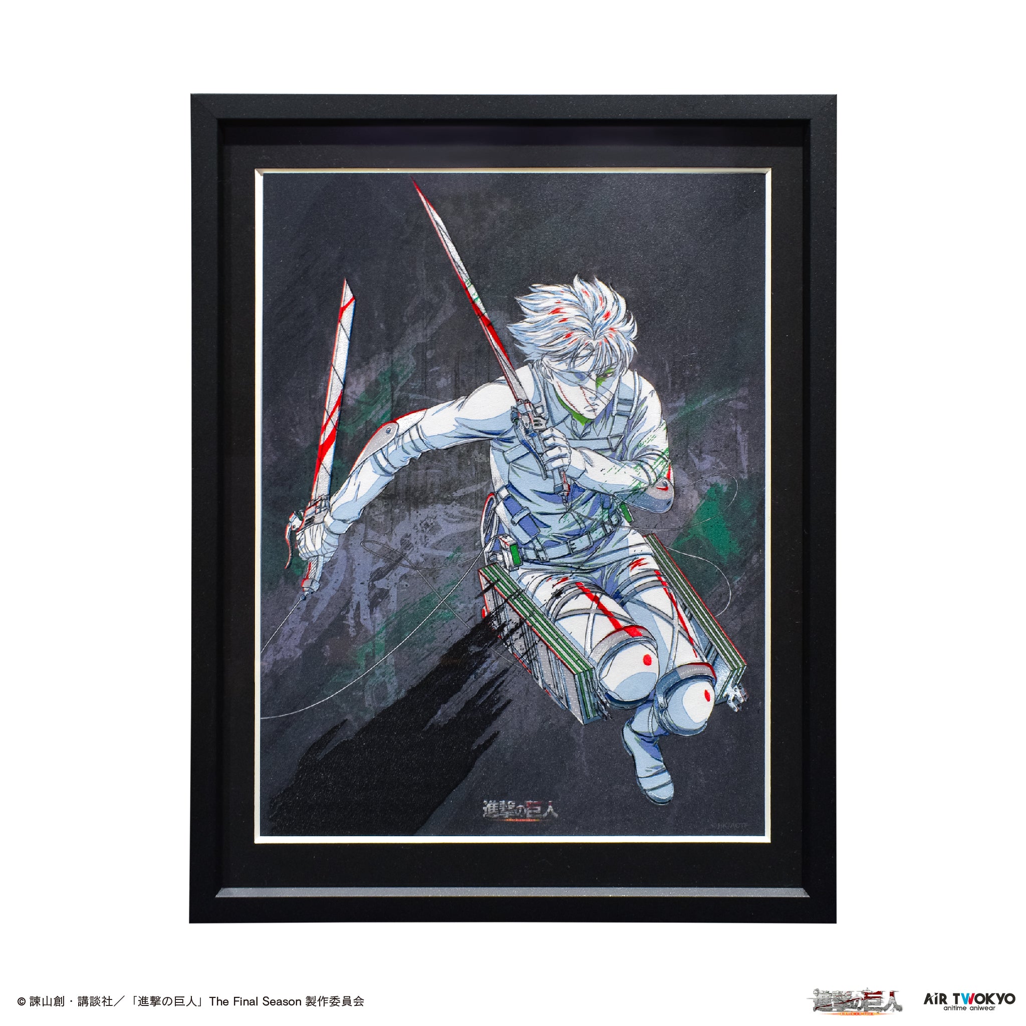 進撃の巨人」 The Final Season刺繍アート2（リヴァイ） – AIR TWOKYO