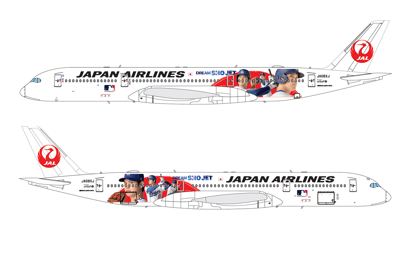 大谷翔平選手を描いた「DREAM SHO JET」が就航！ JAL「DREAM MILES