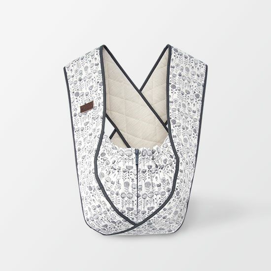 エアリコ抱っこ紐「プレミアム」ボタニカル×ブラン | AIRRICOBABY