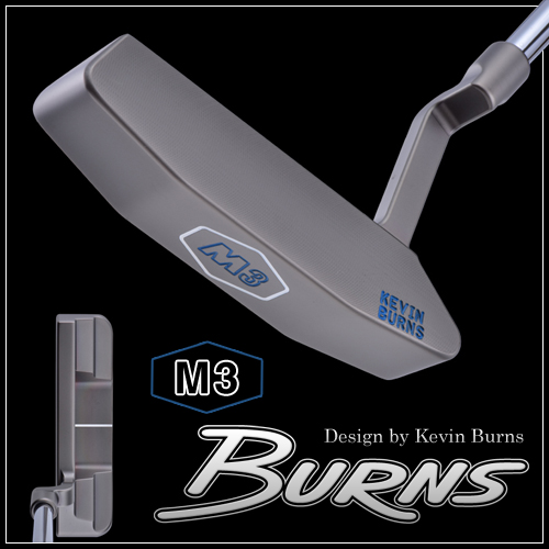 ケビンバーンズ M3 グースネックパター スモークオーロラブラック