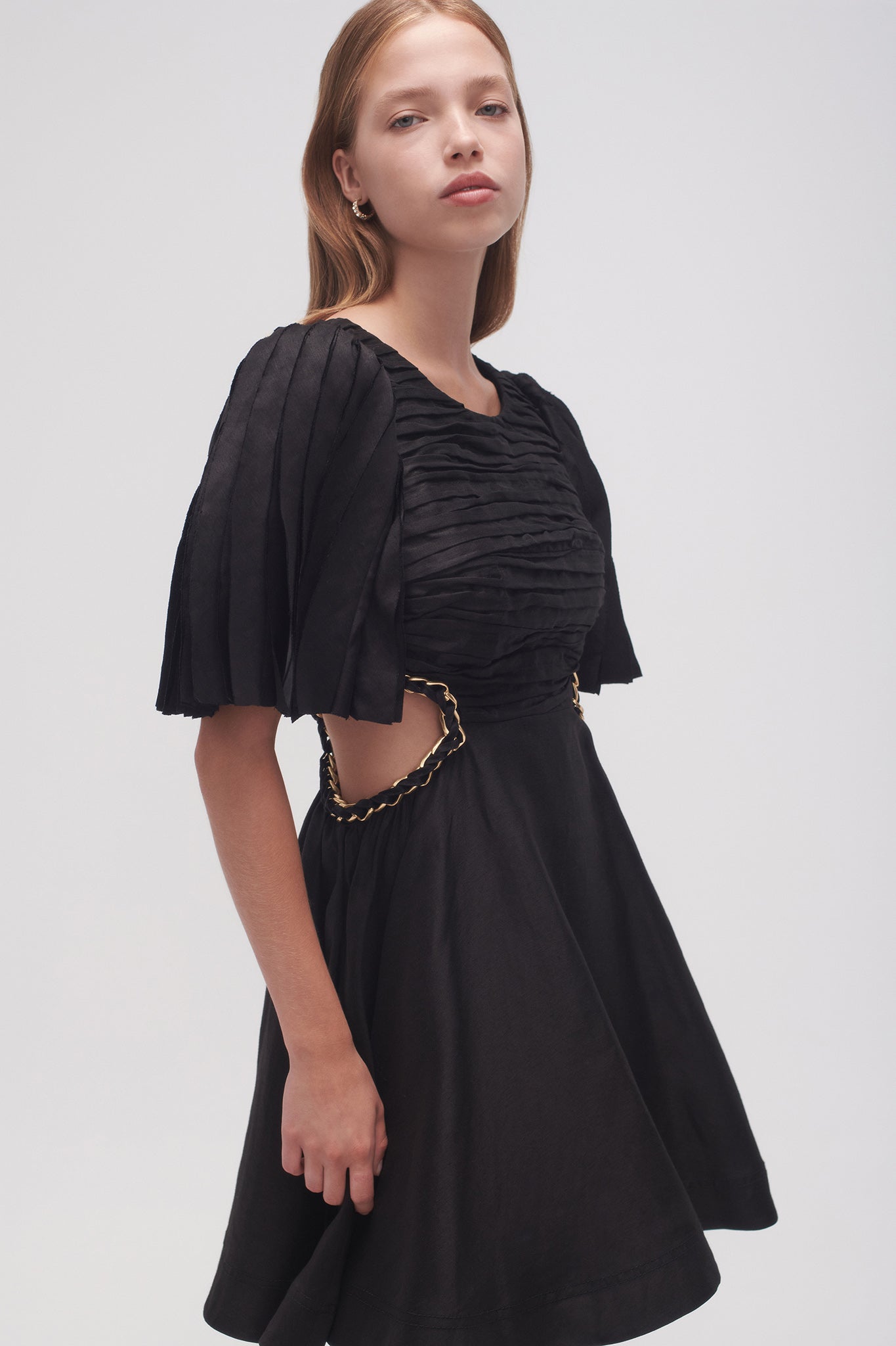 Monica Chain Link Mini Dress | Black | Aje – Aje ROW