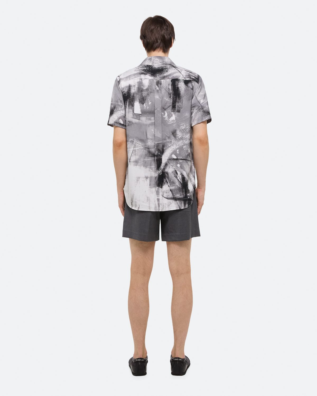 Helmut Lang Zip Scribble Shirt | HELMUTLANG.COM