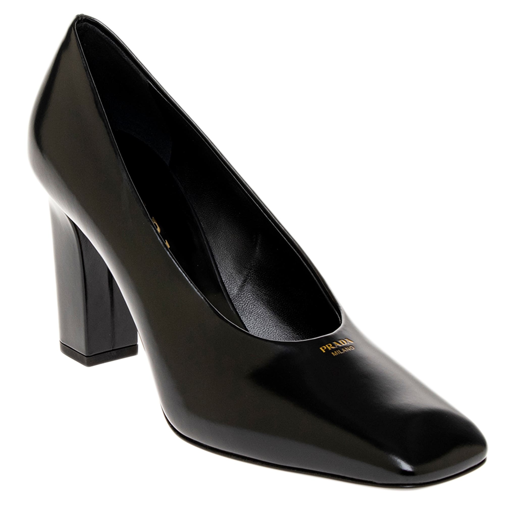 Prada Square Toe Mules - Overstock - 43445282