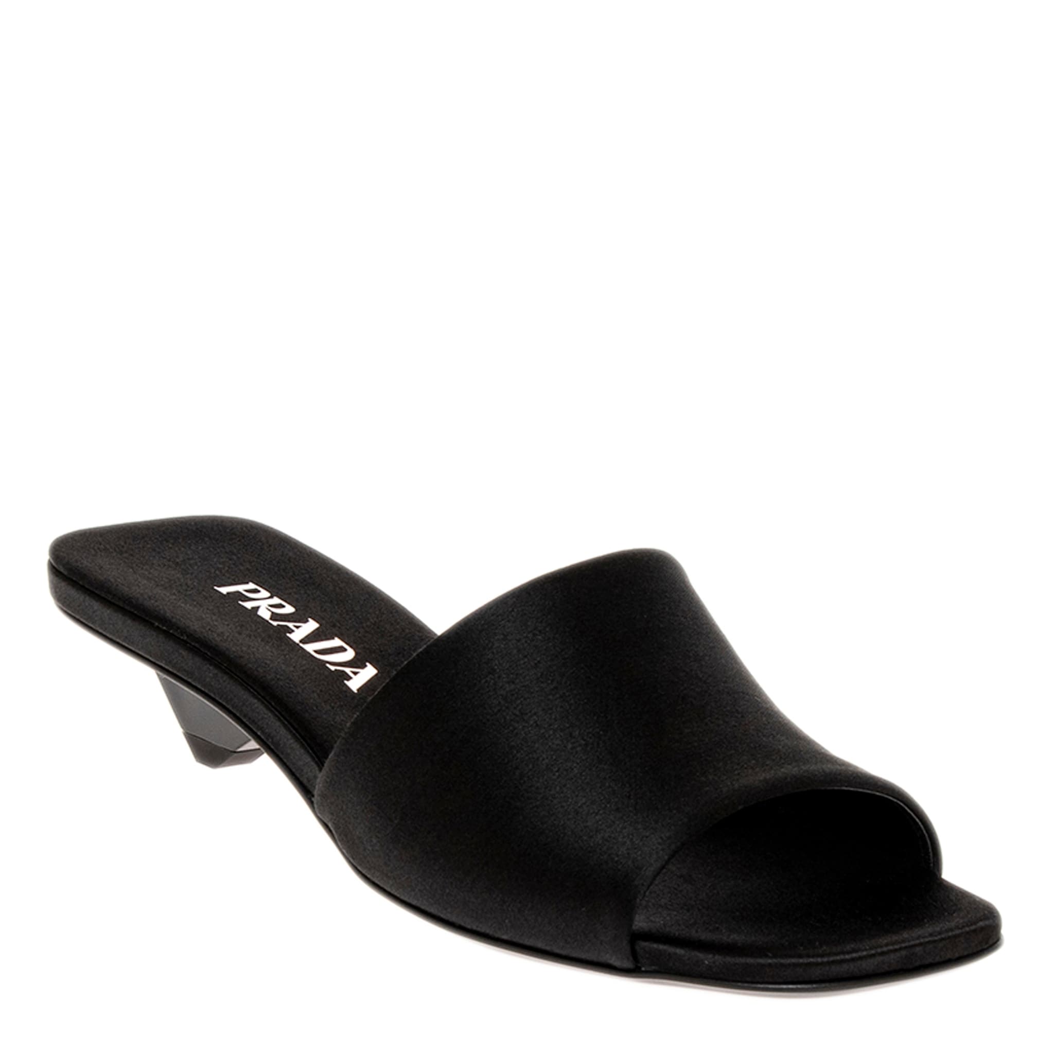 Prada Square Toe Mules - Overstock - 43445282