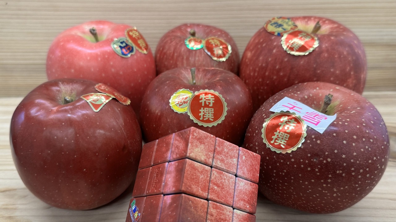 アオモリックキューブで使われたりんご6種類を食べ比べてみた