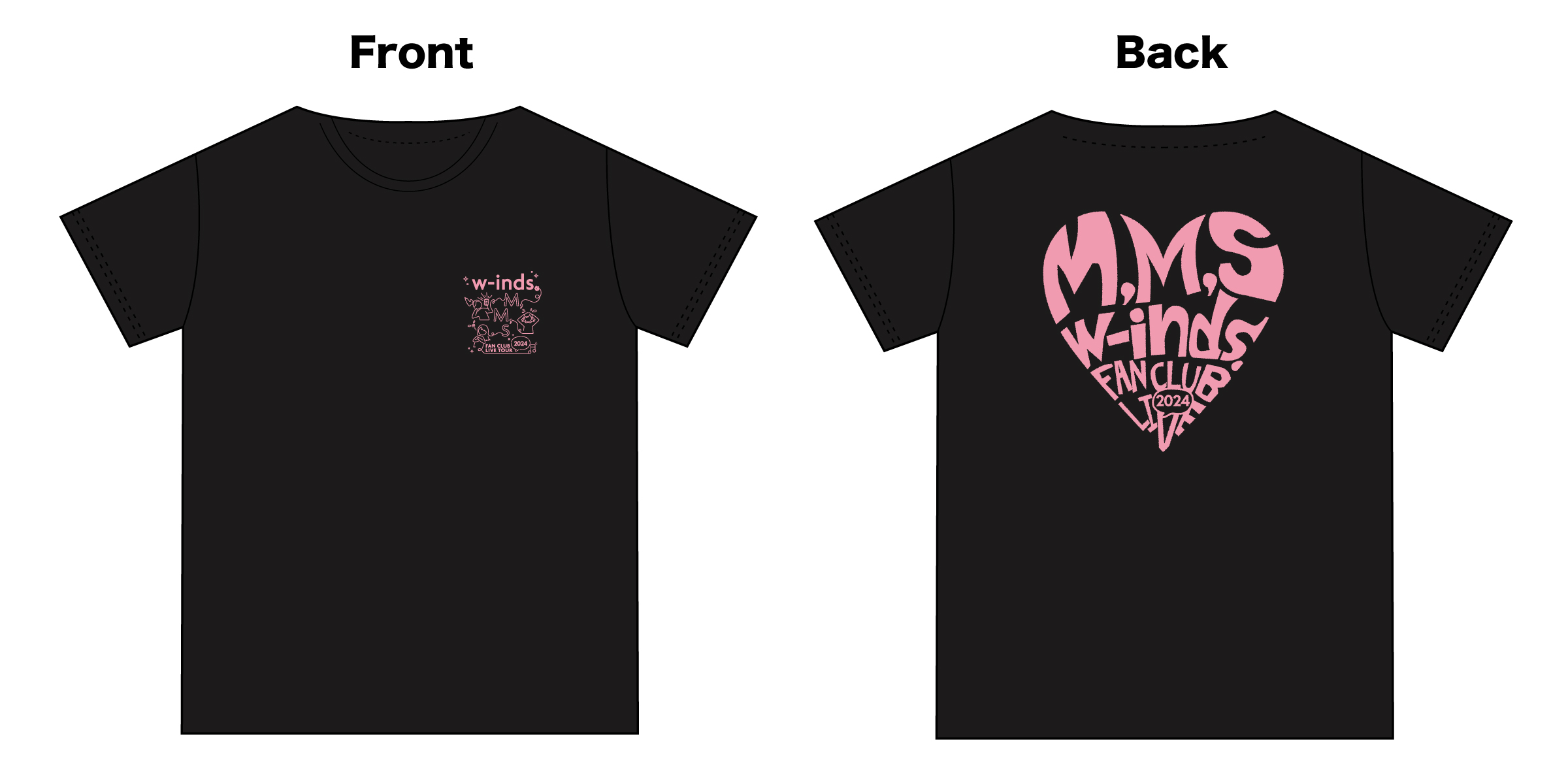 w-inds. FAN CLUB LIVE TOUR 2024〜M,M,S〜」グッズ通信販売5/9(木)17